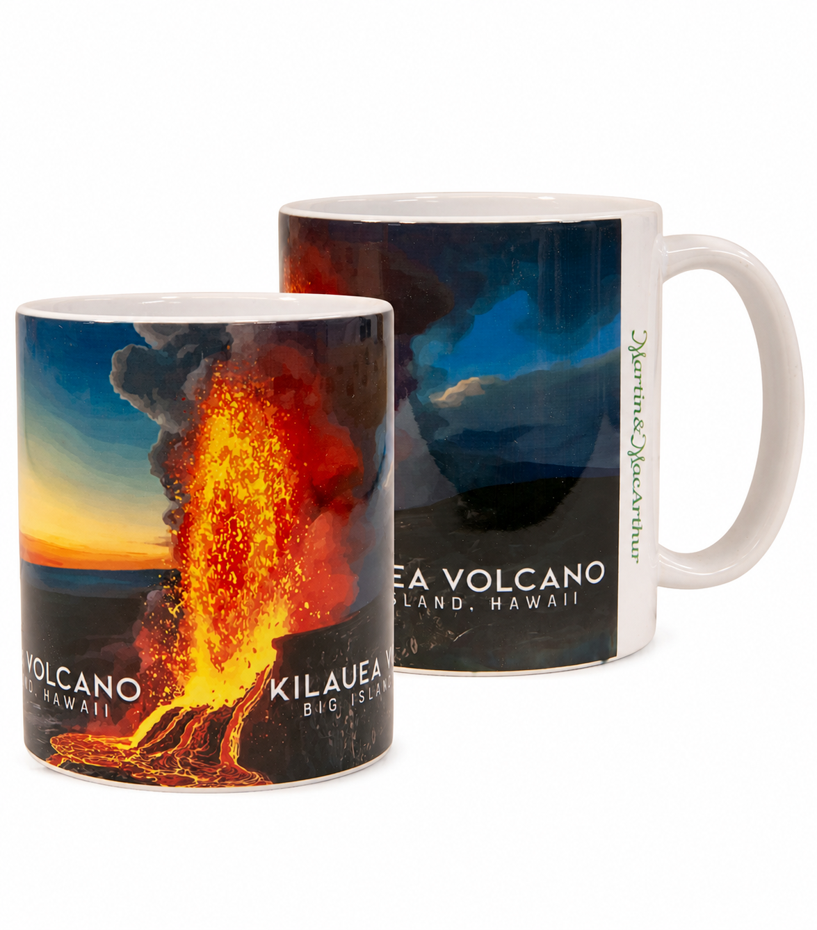 "Kilauea Volcano" Travel Art Mug