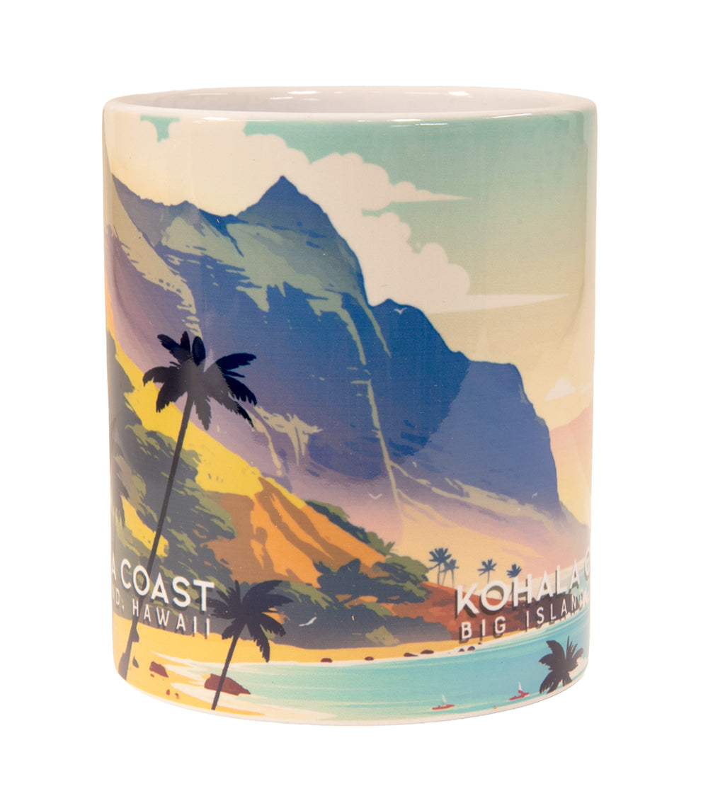 "Kohala Coast" Travel Art Mug