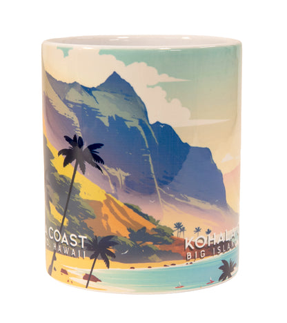 "Kohala Coast" Travel Art Mug