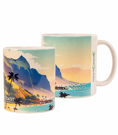 "Kohala Coast" Travel Art Mug