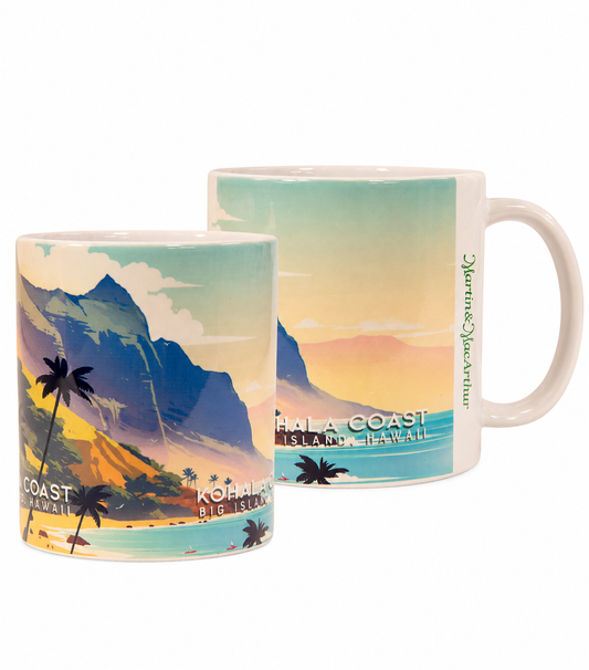 "Kohala Coast" Travel Art Mug