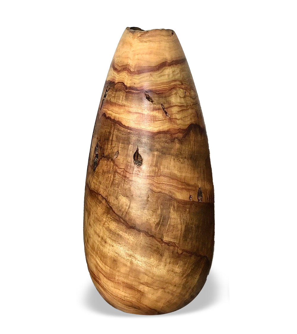 Red Camphor Vase "Jupiter Series #1325" by Dan Stevenson