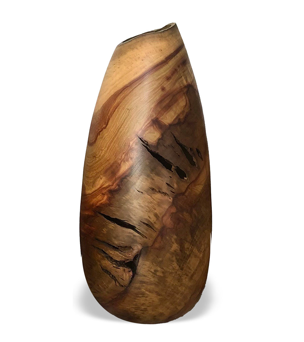 Red Camphor Vase "Jupiter Series #1425" by Dan Stevenson