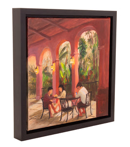 Coffee Time by Deb Lynch, Framed