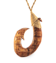 Curly Koa Hook Pendant