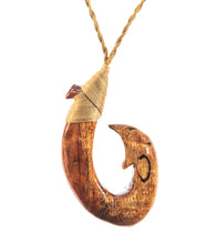 Curly Koa Hook Pendant