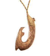 Spalted "Waimea" Koa Hook Pendant