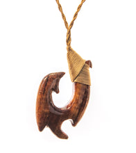 Curly Koa Hook Pendant