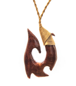 Curly Koa Hook Pendant