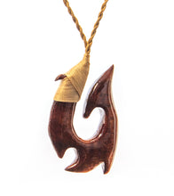 Curly Koa Hook Pendant