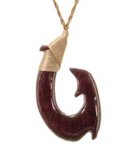 Purple Heart Hook Pendant