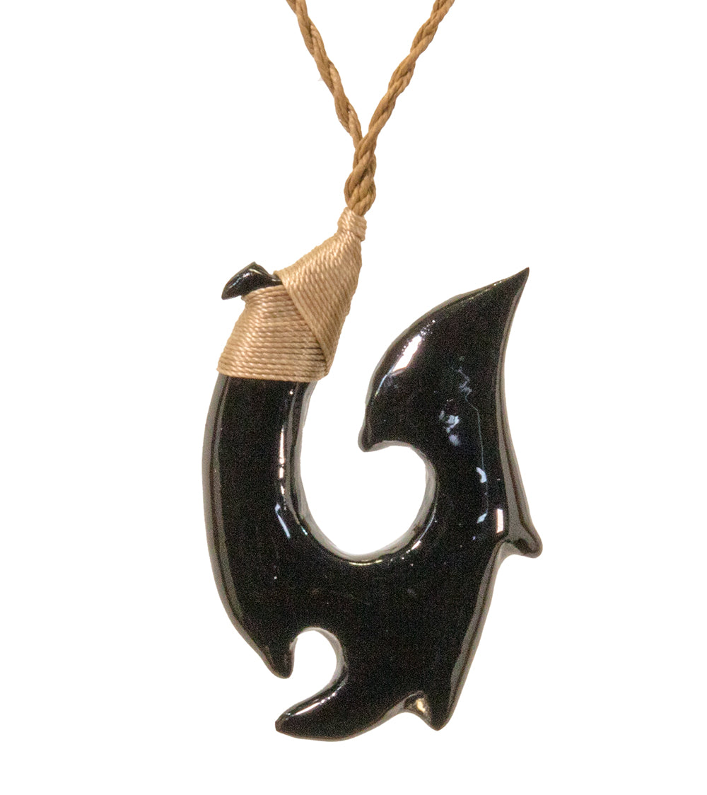 Pheasant Wood Hook Pendant