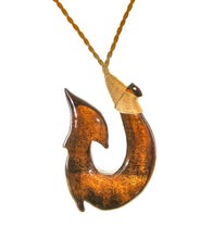 Curly Koa and Purple Heart Pendant