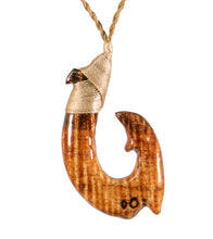 Curly Koa Hook Pendant