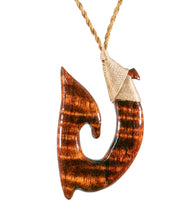 Curly Koa Hook Pendant
