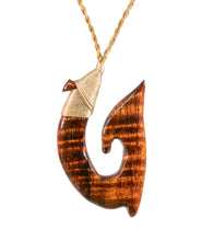 Curly Koa Hook Pendant