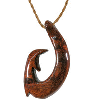 Birdseye Koa Ulua Hook Pendant