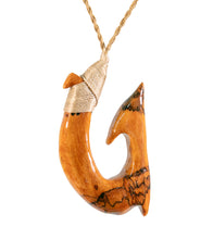 Spalted Tamarine Hook Pendant