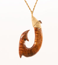 Colgante de gancho de koa cury