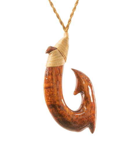 Cury Koa Hook Pendant