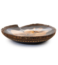 Pyrography Mango Platter "Plumeria 38401C" by Dino Muradian