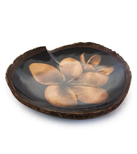 Pyrography Mango Platter "Plumeria 38401C" by Dino Muradian