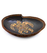 Pyrography Mango Bowl "Tribal Honu 38831C" by Dino Muradian