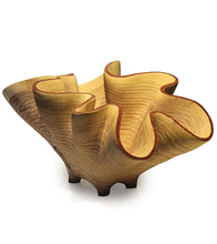Carved Vessel "Undulating Oak Bowl III" by Andy DiPietro