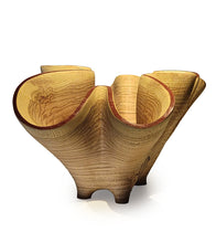 Carved Vessel "Undulating Oak Bowl III" by Andy DiPietro