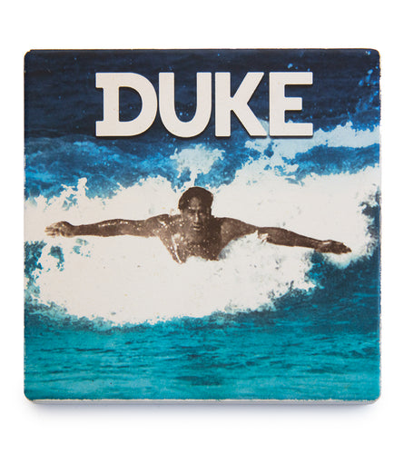 Duke Sandstone Coaster – Duke in Breaststroke