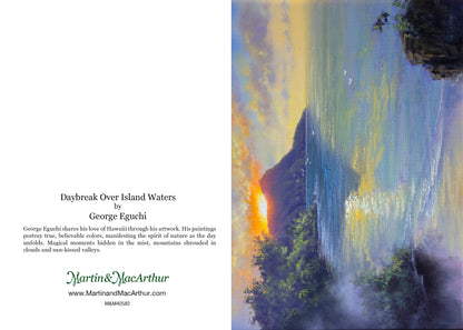Greeting Card "Daybreak Over Island Waters" by George Eguchi