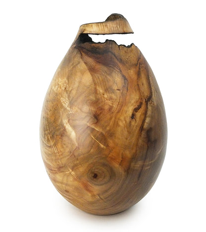 Red Camphor Vase "Droplet Series #2502" by Dan Stevenson