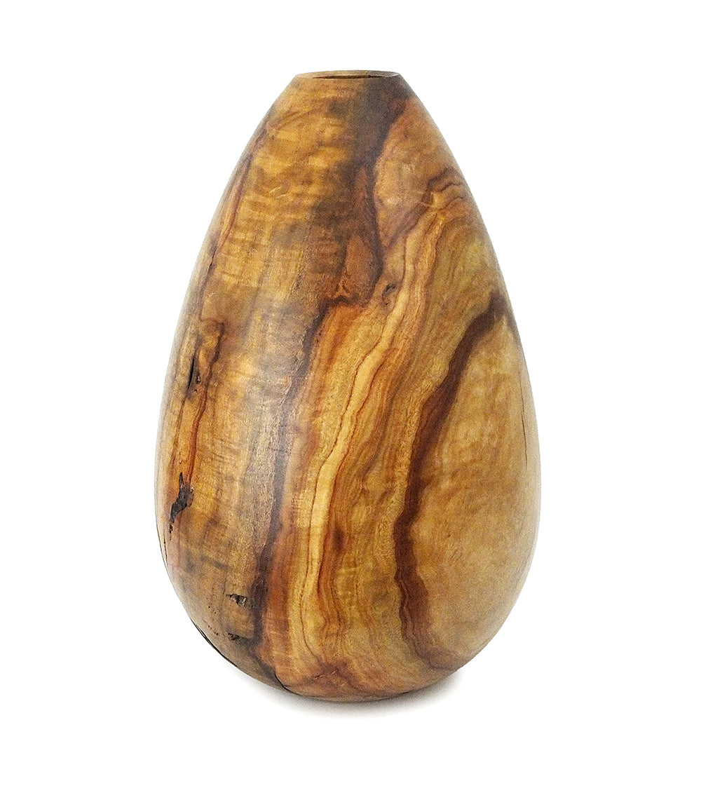 Red Camphor Vase "Droplet Series #2505" by Dan Stevenson