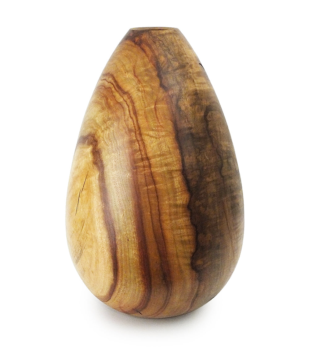 Red Camphor Vase "Droplet Series #2505" by Dan Stevenson