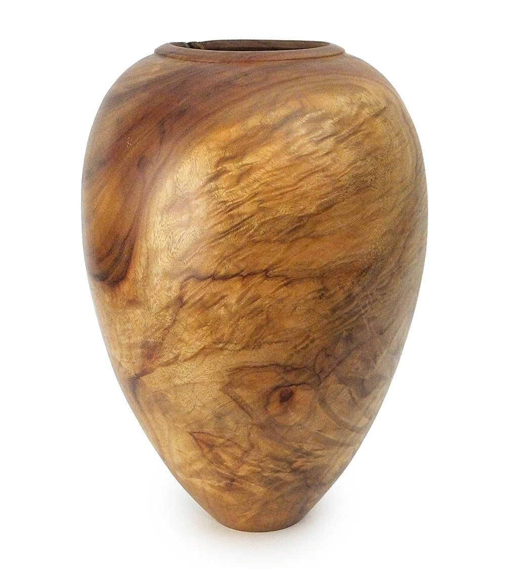 Red Camphor Vase "Droplet Series #2509" by Dan Stevenson