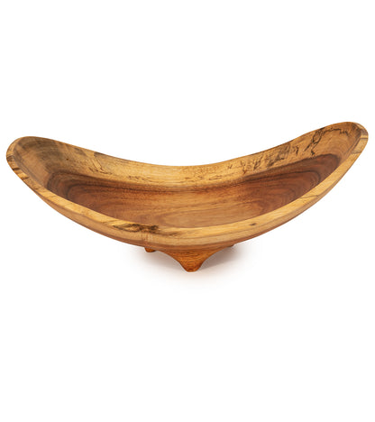 Natural Edge Maui Koa w/3 Carved Feet by Emiliano Arcaval