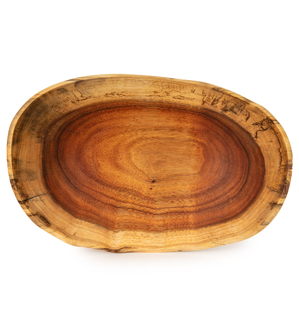 Natural Edge Maui Koa w/3 Carved Feet by Emiliano Arcaval