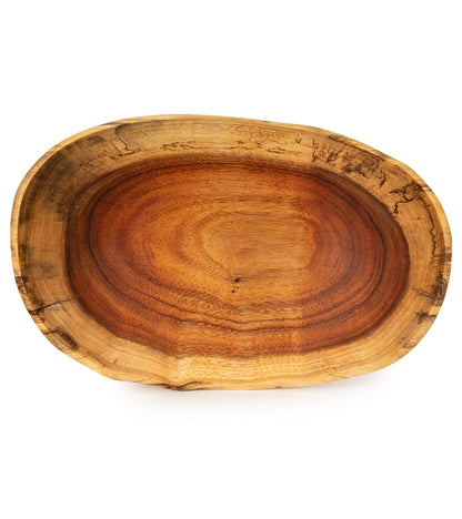 Natural Edge Maui Koa w/3 Carved Feet by Emiliano Arcaval