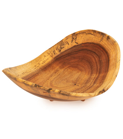 Natural Edge Maui Koa w/3 Carved Feet by Emiliano Arcaval