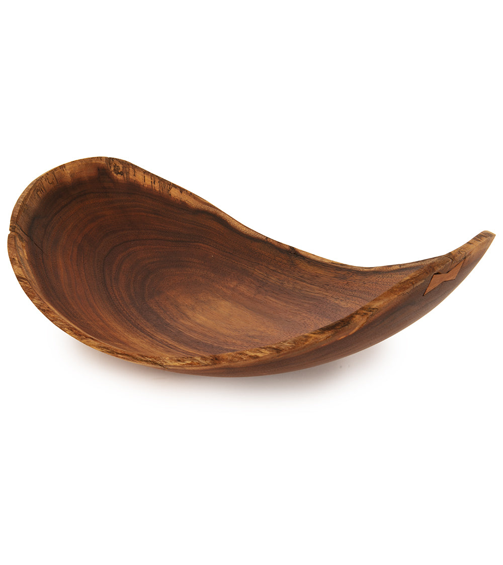 Natural Edge Koa Bowl #1 by Emiliano Arcaval