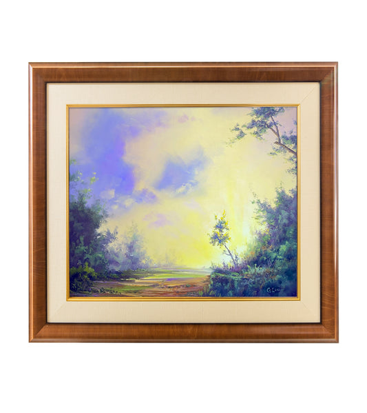 Original Painting: Walk into Sunlit Meadows by George Eguchi