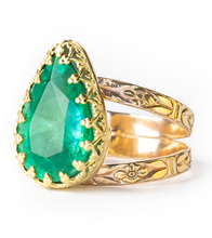 Anillo de esmeralda de Galit