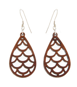 Koa Earrings "Drop Tidepool"