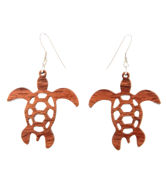 Pendientes de koa "Honu"