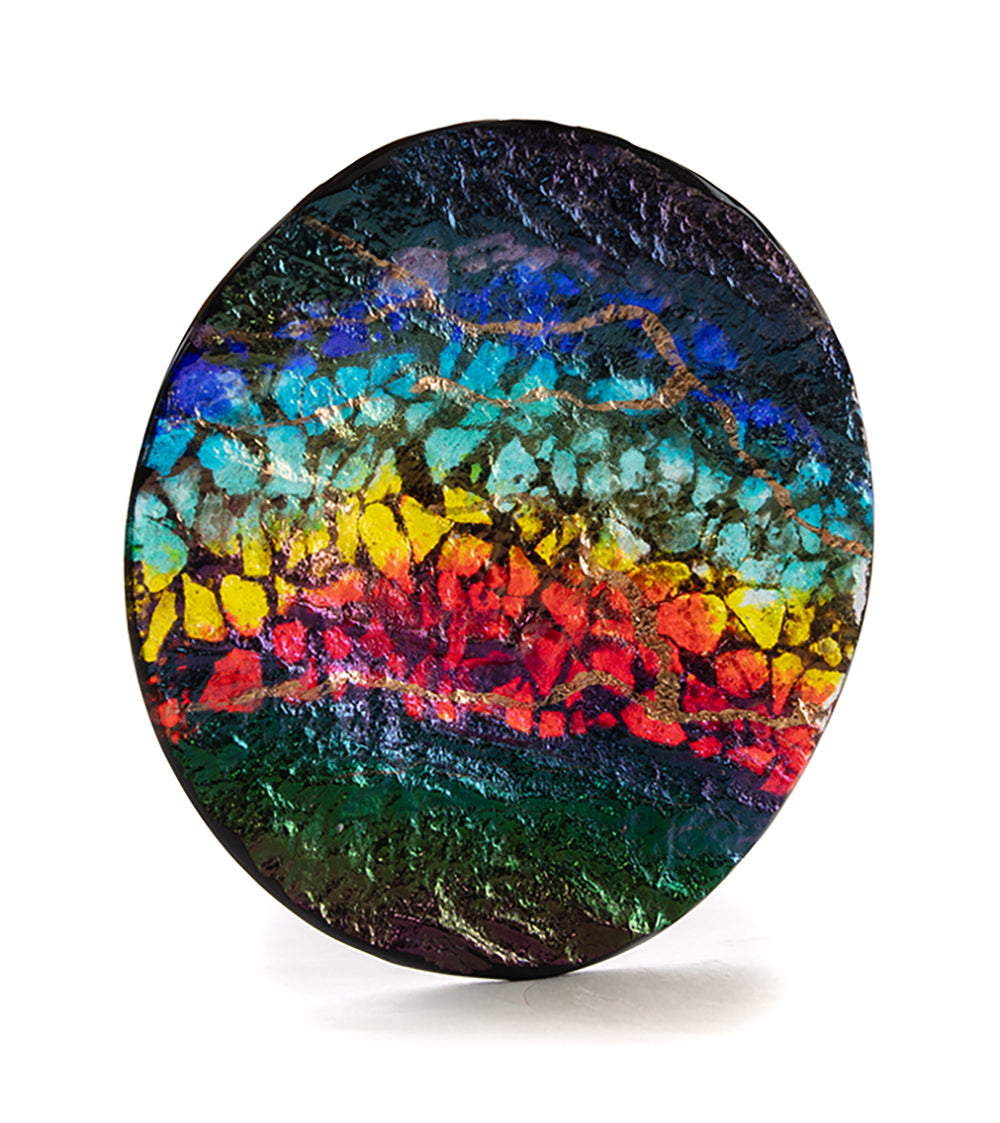 Plato Anuenue de 8" de Marian Fieldson