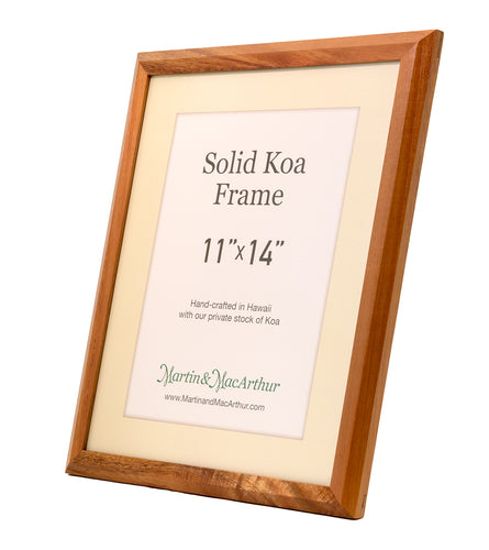 Solid Koa Frame 11 x 14