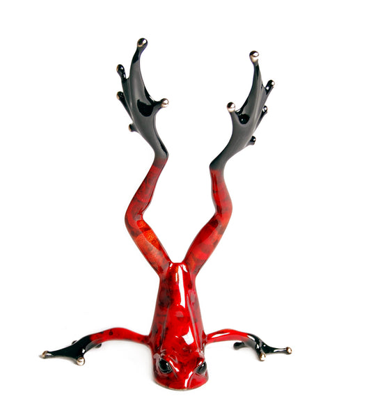 ブロンズ彫刻「ヘッド・オーバー・ヒールズ」 