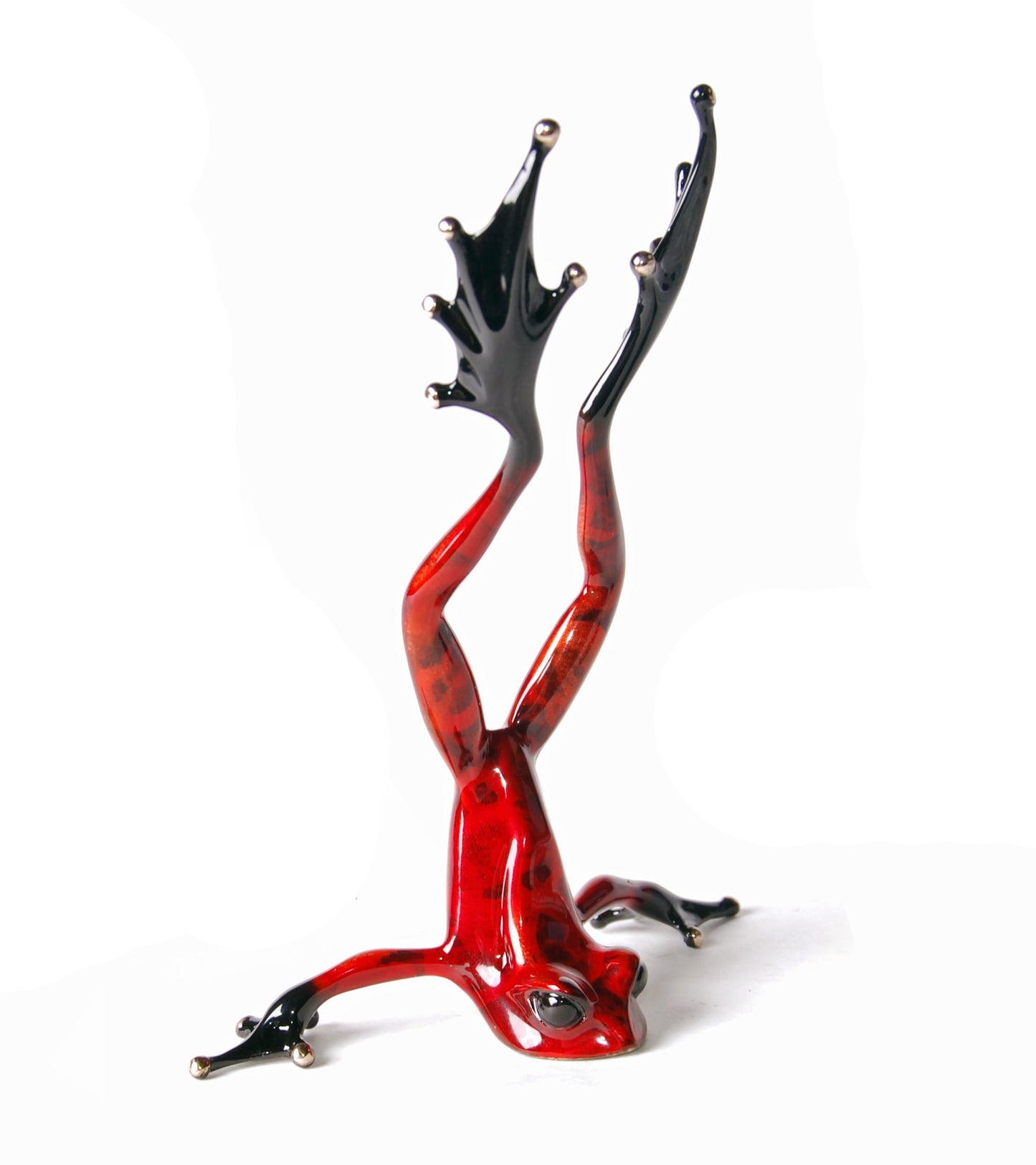 ブロンズ彫刻「ヘッド・オーバー・ヒールズ」 