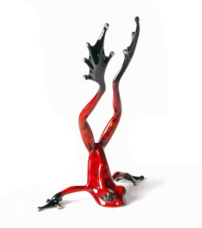 ブロンズ彫刻「ヘッド・オーバー・ヒールズ」 