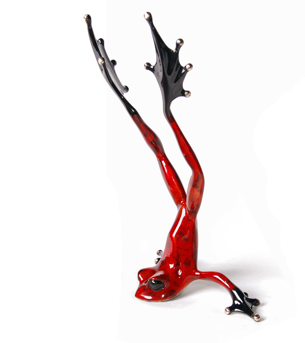 ブロンズ彫刻「ヘッド・オーバー・ヒールズ」 